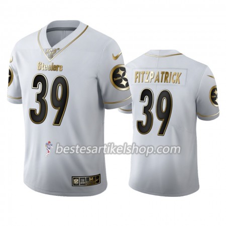 Herren Pittsburgh Steelers Trikot Minkah Fitzpatrick 39 Nike Weiß Golden Edition 100th